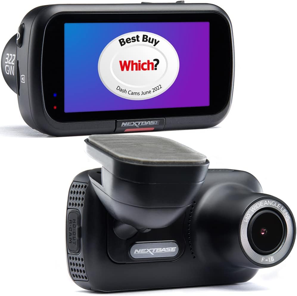 Detalle de Nextbase 322GW Dash Cam Front 1080p 60fps