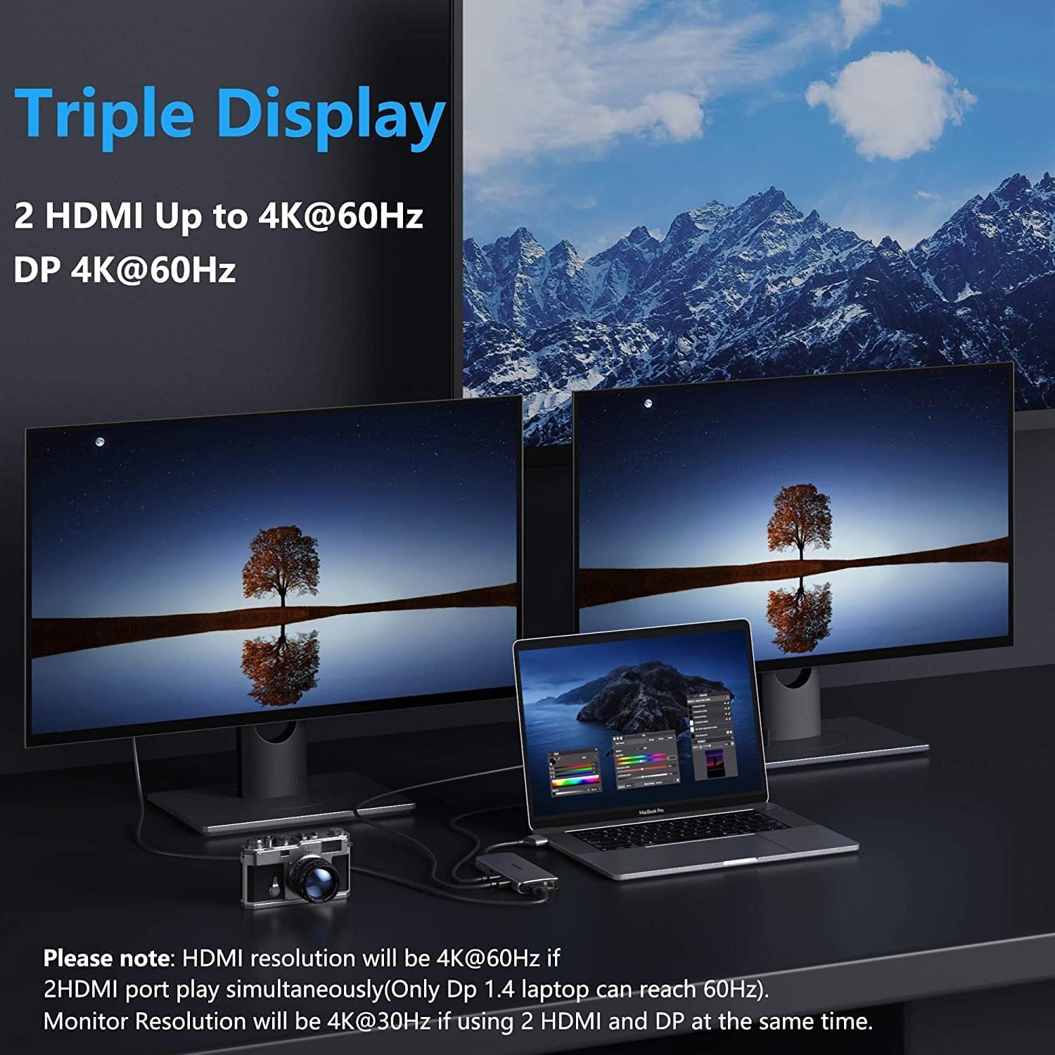 Thumbnail 2 de MOKiN MacBook Docking Station Dual Monitor