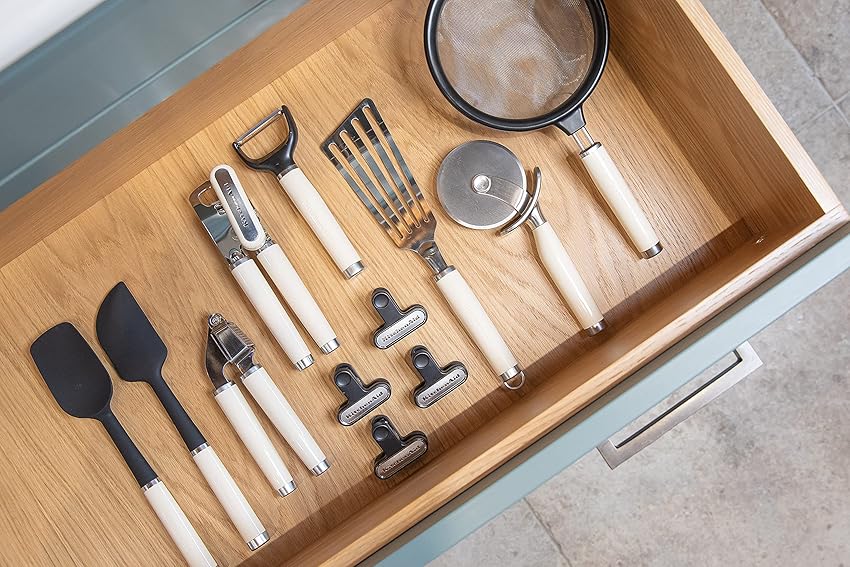 Thumbnail 5 de KitchenAid Espátula plana de silicona, negra 🍴