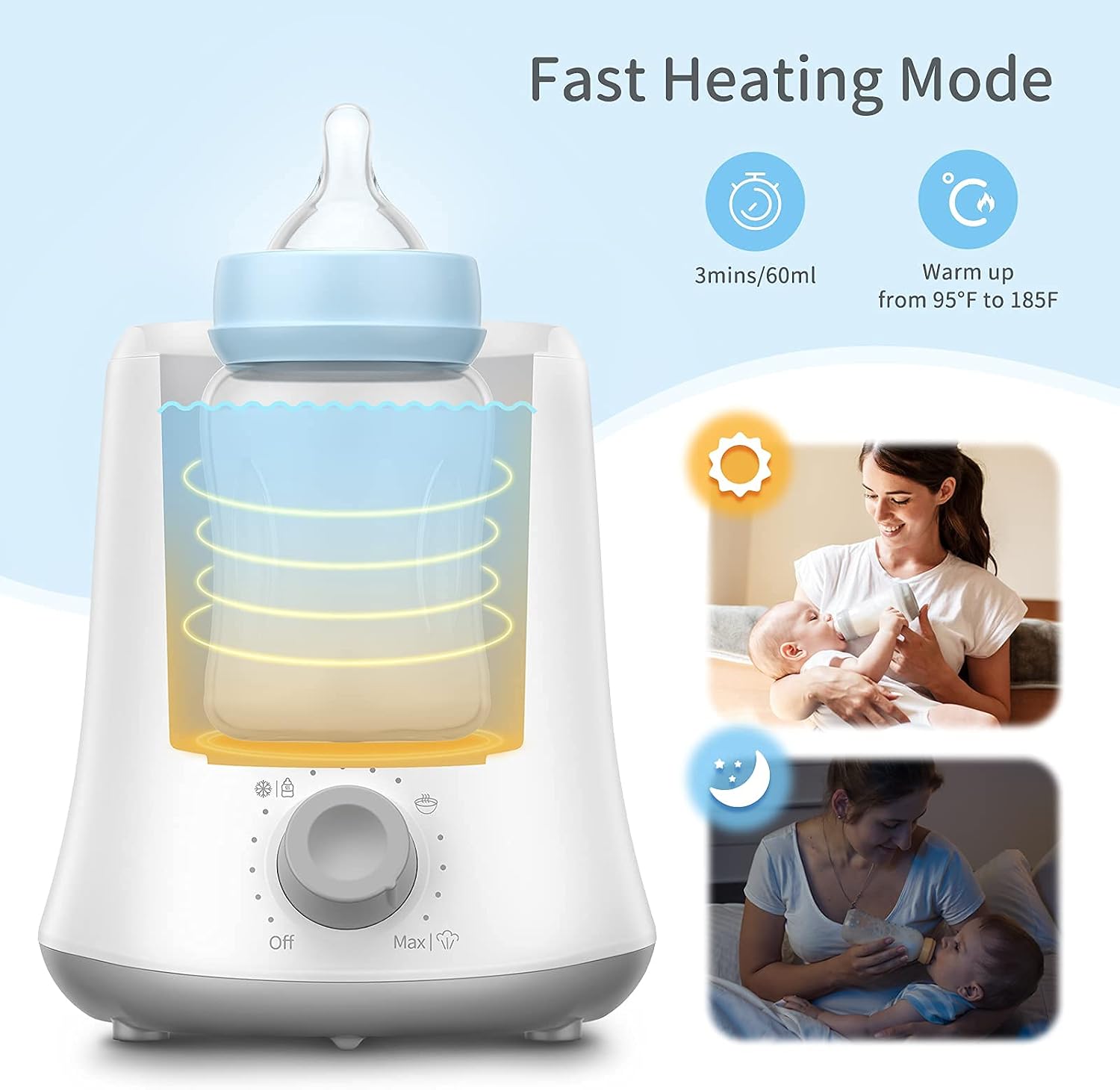 Detalle 2 de Scaldabiberon Singolo controllo temperatura 240 ml