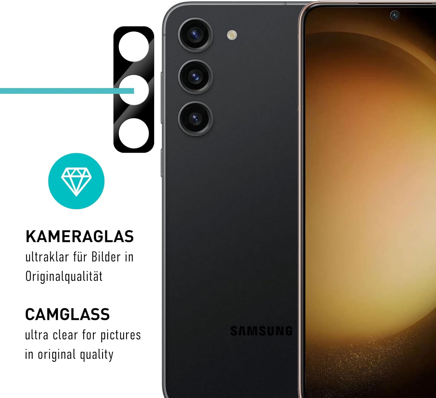 Thumbnail 6 de SmarTect TPU Screen Protector for Samsung Galaxy S23 Plus, 2 Films and Camera Protectors