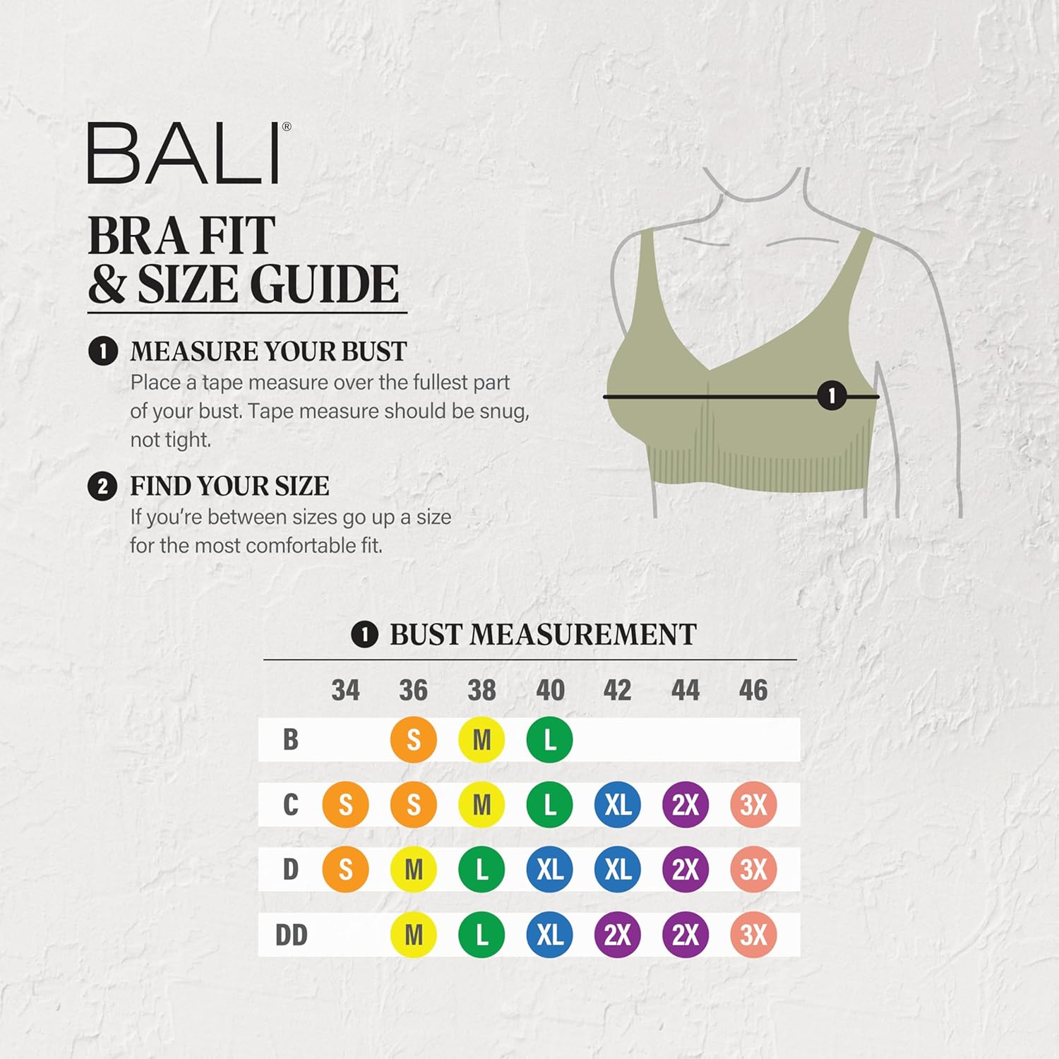 Thumbnail 5 de Bali Comfort Revolution Wirefree Bra for Women (Seamless, Full-Coverage Molding)