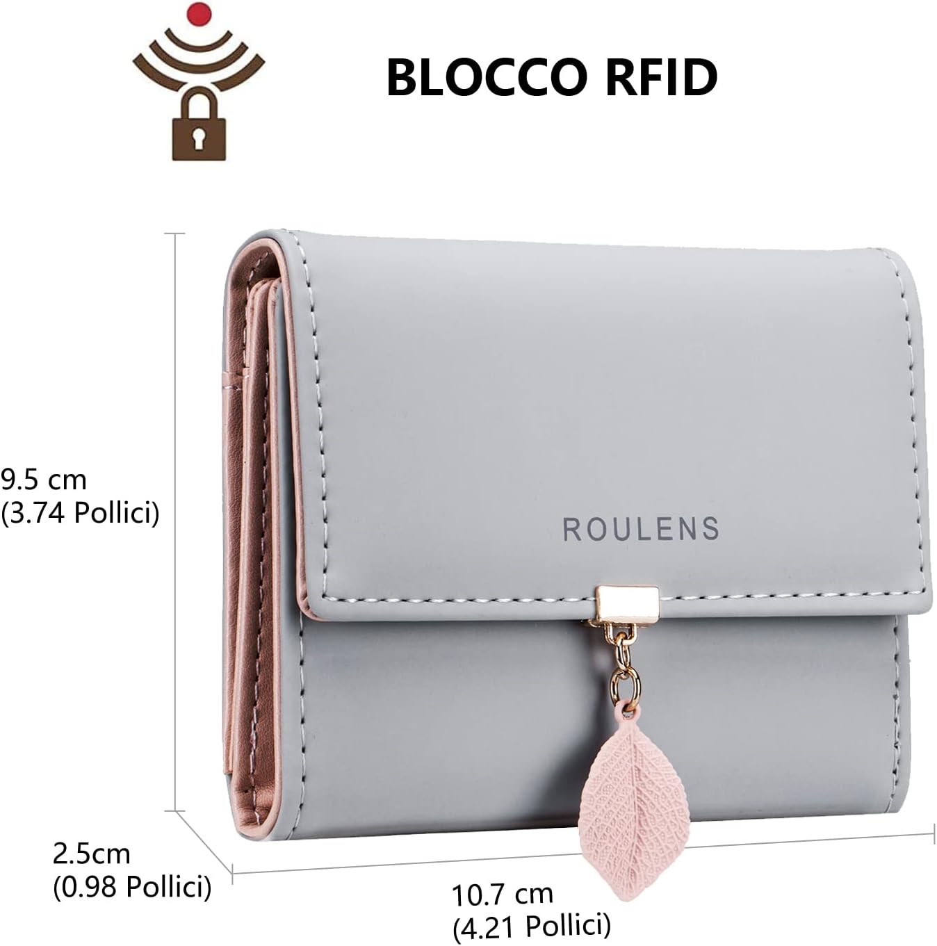 Thumbnail 1 de Roulens Portafoglio in pelle PU con RFID da donna