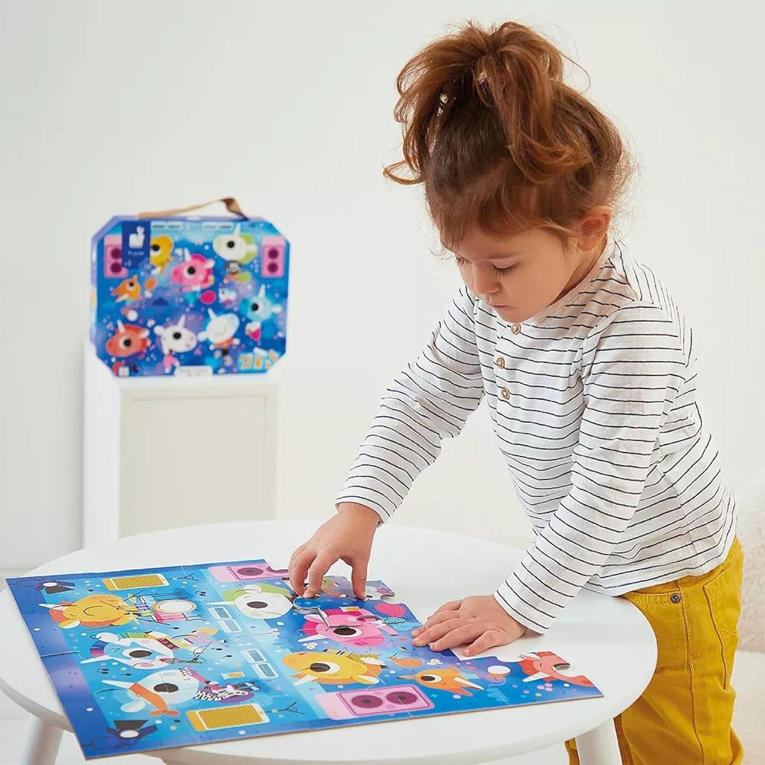 Thumbnail 2 de Janod Puzzle „Das Rockkonzert der Einhörner“ (24-teilig, FSC-Pappe) – ab 3 Jahren, J02544