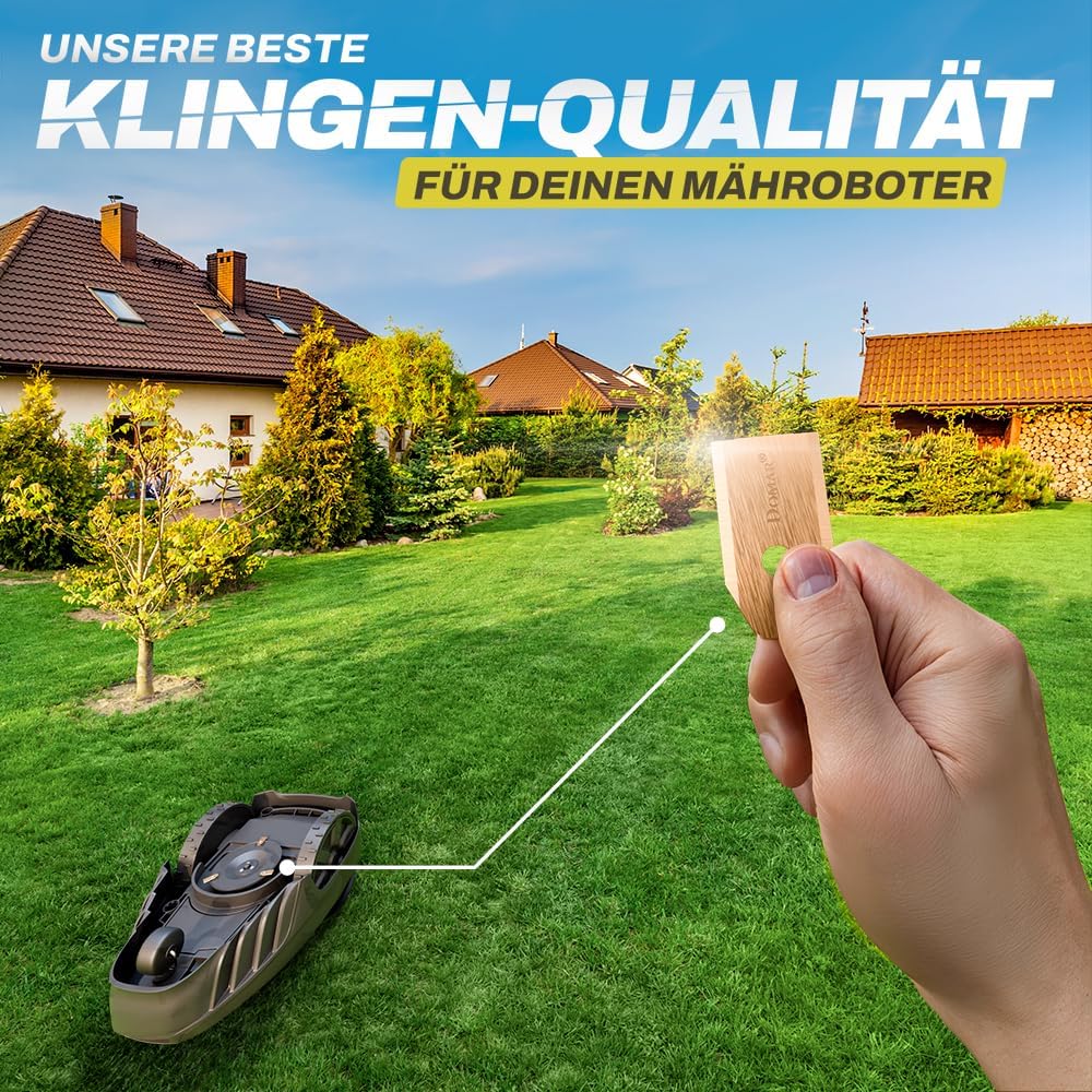 Thumbnail 4 de Langlebige Mähroboter Messer (Ersatzklingen) inkl. Schrauben – kompatibel mit Husqvarna Automower, Gardena, Yard Force