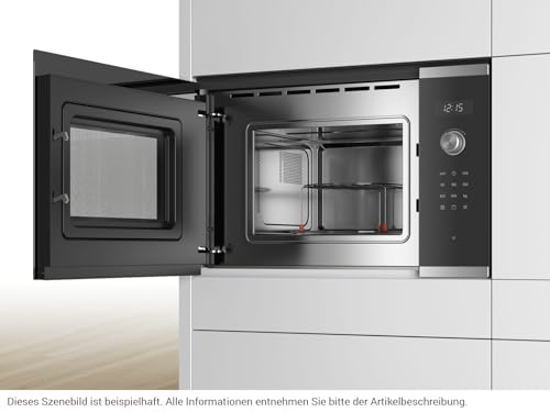 Detalle de Bosch BEL524MS0 Série 6 – Micro-ondes encastrable avec éclairage LED