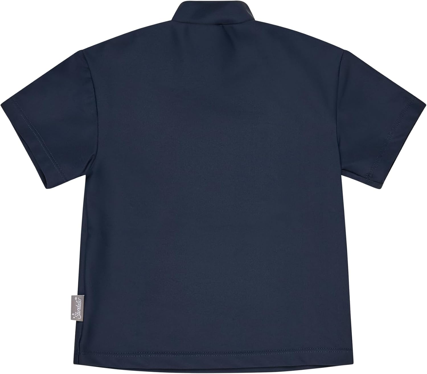 Detalle 2 de Sterntaler Badeshirt Kurzarm Hai Print mit UV-Schutz 50+ – Jungen Schwimmshirt mit Stehkragen