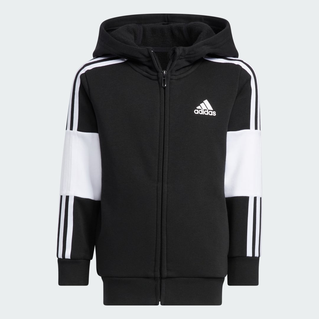 Detalle de Chándal 3 bandas Adidas | color negro