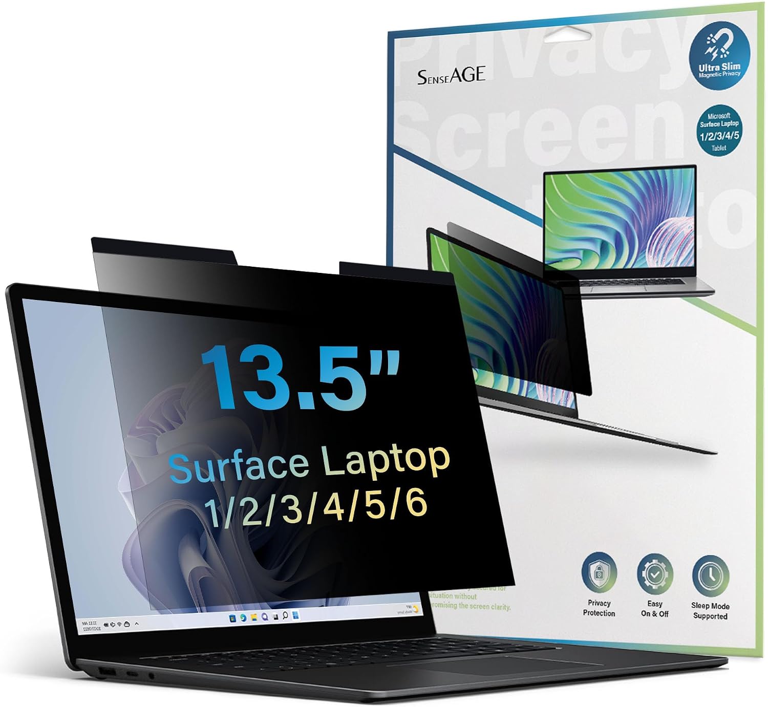 SenseAGE Privacy Screen 13,5 Zoll für Surface