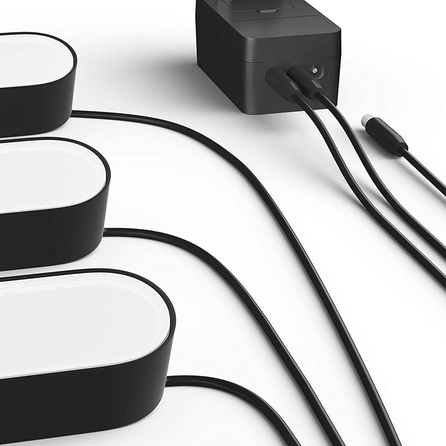 Detalle 1 de TONTON DC-verlengkabel voor Philips Hue Play Bars, 3,5 m, 20 AWG