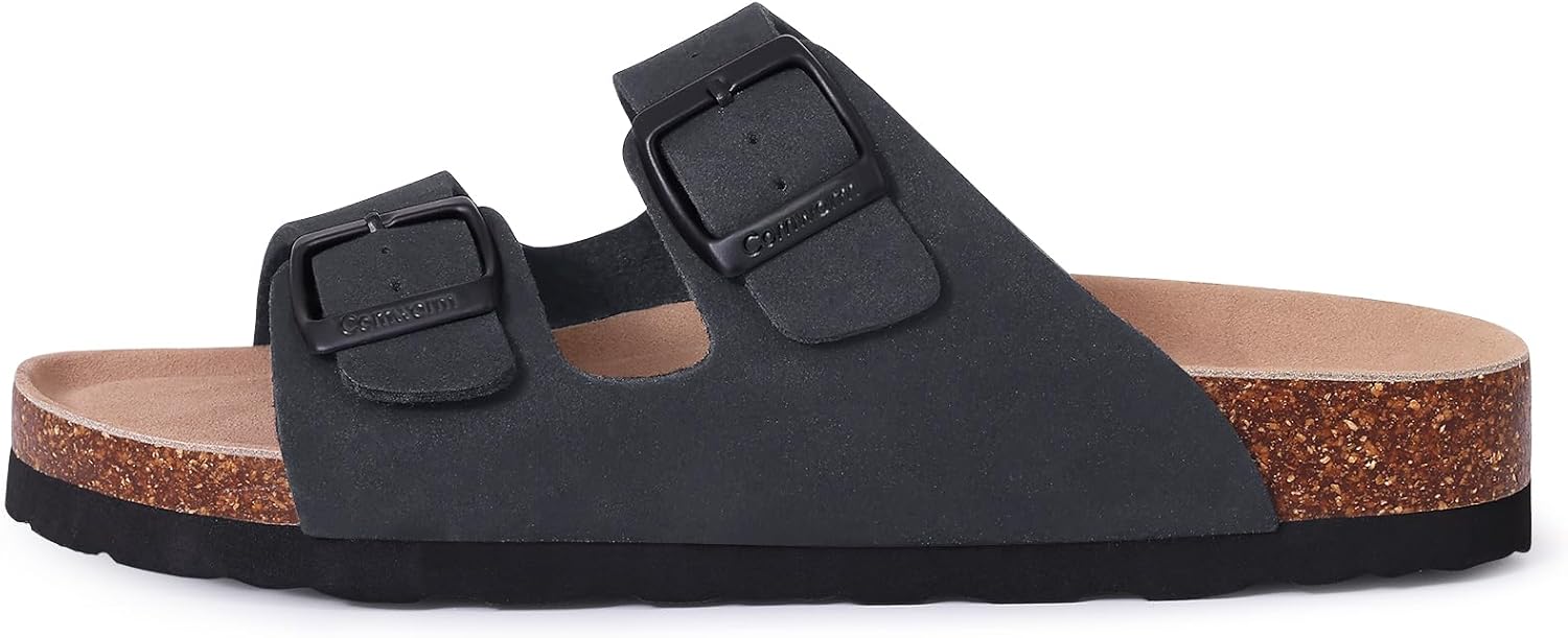 Thumbnail 2 de Comwarm Damen Kork-Fußbett Pantoletten Sandalen mit verstellbarer Schnalle – bequeme Sommerschlappen