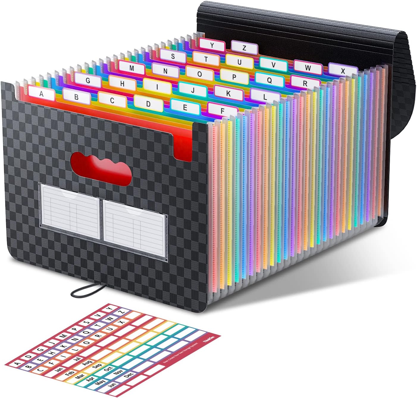 ThinkTex Accordion File Organiser 26 Pockets