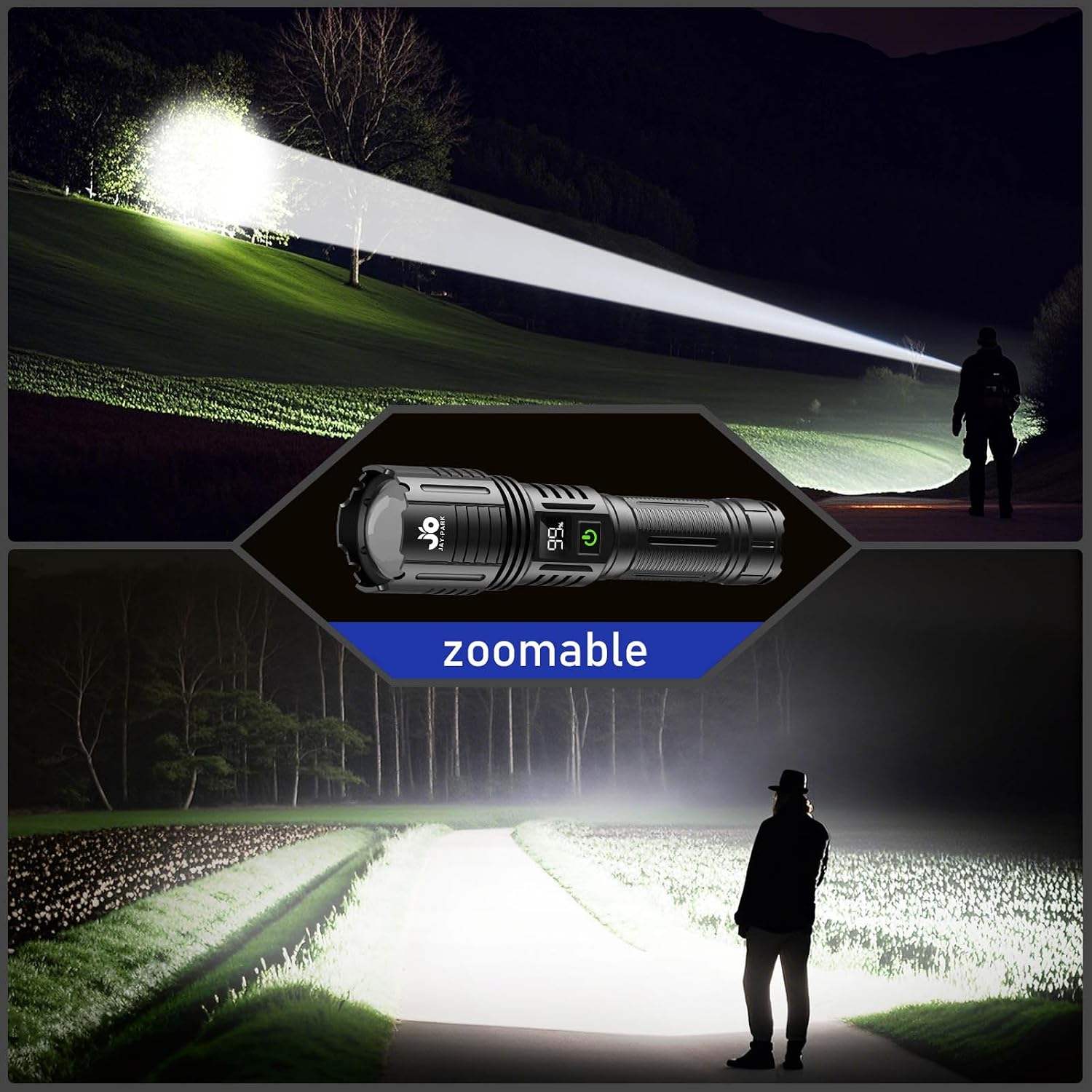 Detalle de JAY-PARK F88 5000mAh Tactical Torch