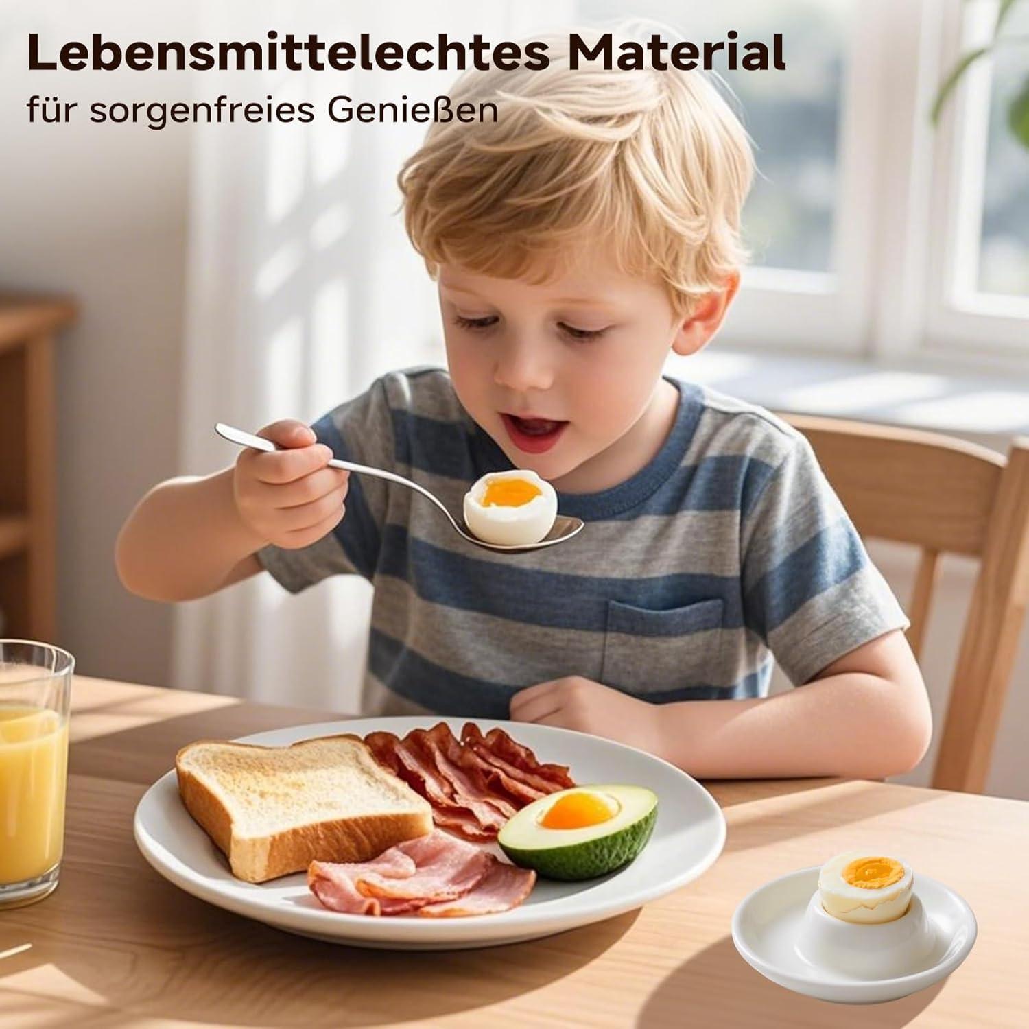 Thumbnail 4 de YANGWEN 6 Pcs Stackable Egg Cups Set