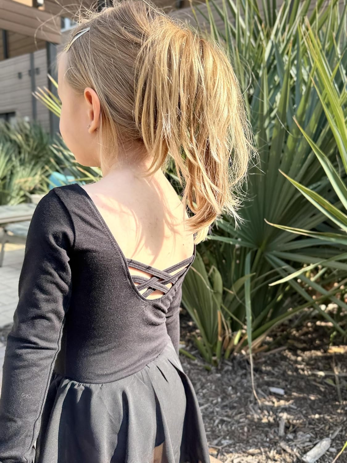 Detalle de Arshiner Girls' Long-Sleeve Ballet Leotard