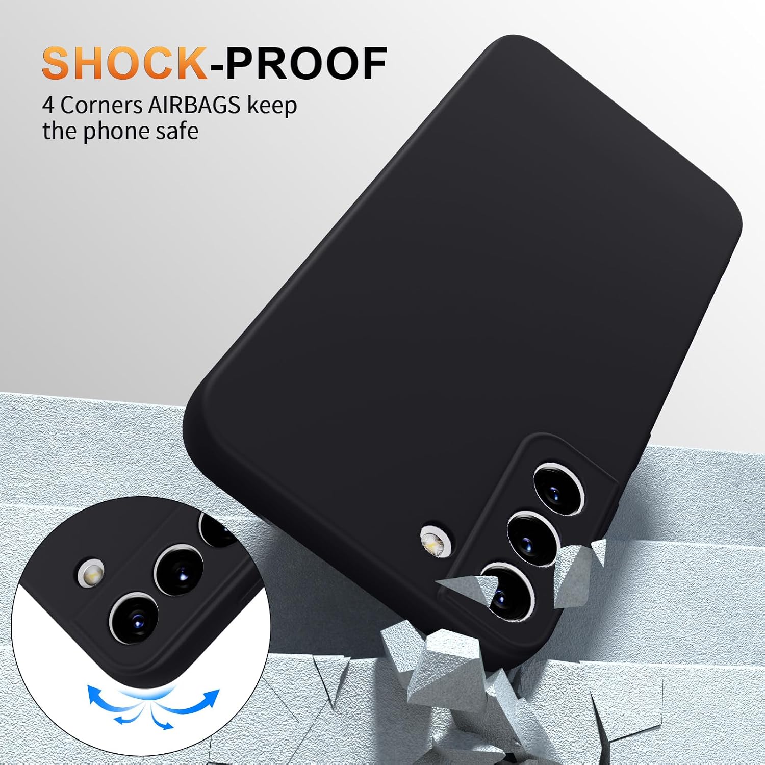 Thumbnail 6 de Viojrlra Coque Silicone Galaxy S22 5G 2 pièces