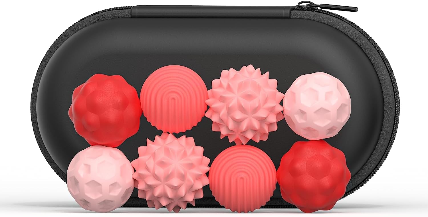 Detalle de Bambebe 8 Palle Magnetiche Antistress in Silicone – Set tattile portatile