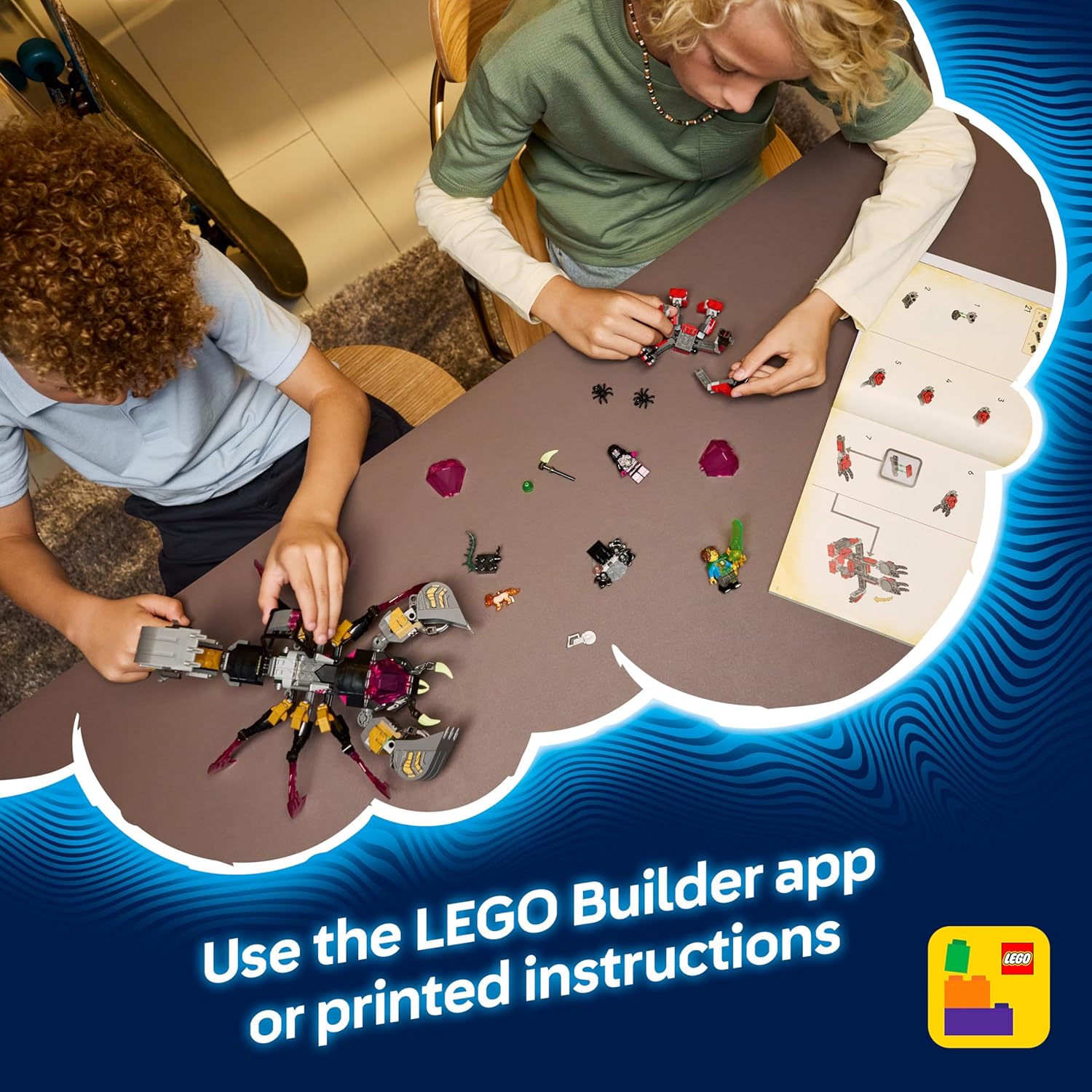 Thumbnail 5 de LEGO DREAMZzz 2in1 Nightmare Scorpion Digger 71513 – Includes 3 Minifigures, Biomechanical Wasp, Collectible Treasure Creature