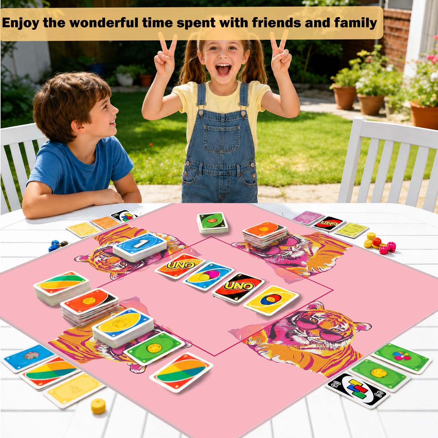 Thumbnail 6 de VGXKJIIOD Mahjong Mat, 31.5 x 31.5 Inch