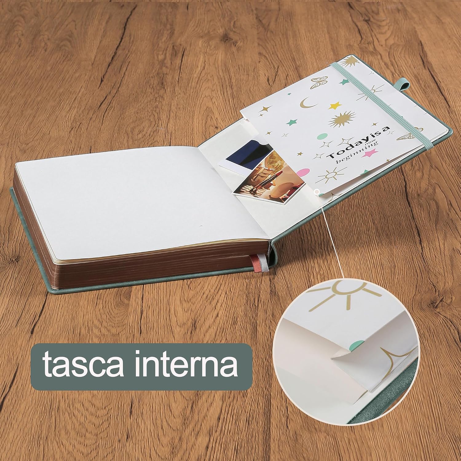 Detalle 2 de HwxBen Diario B5 con penna, 360 pagine