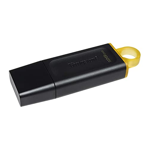 Detalle de Kingston DataTraveler Exodia DTX/128GB USB 3.2 Gen 1 con tapa protectora y aro de llavero