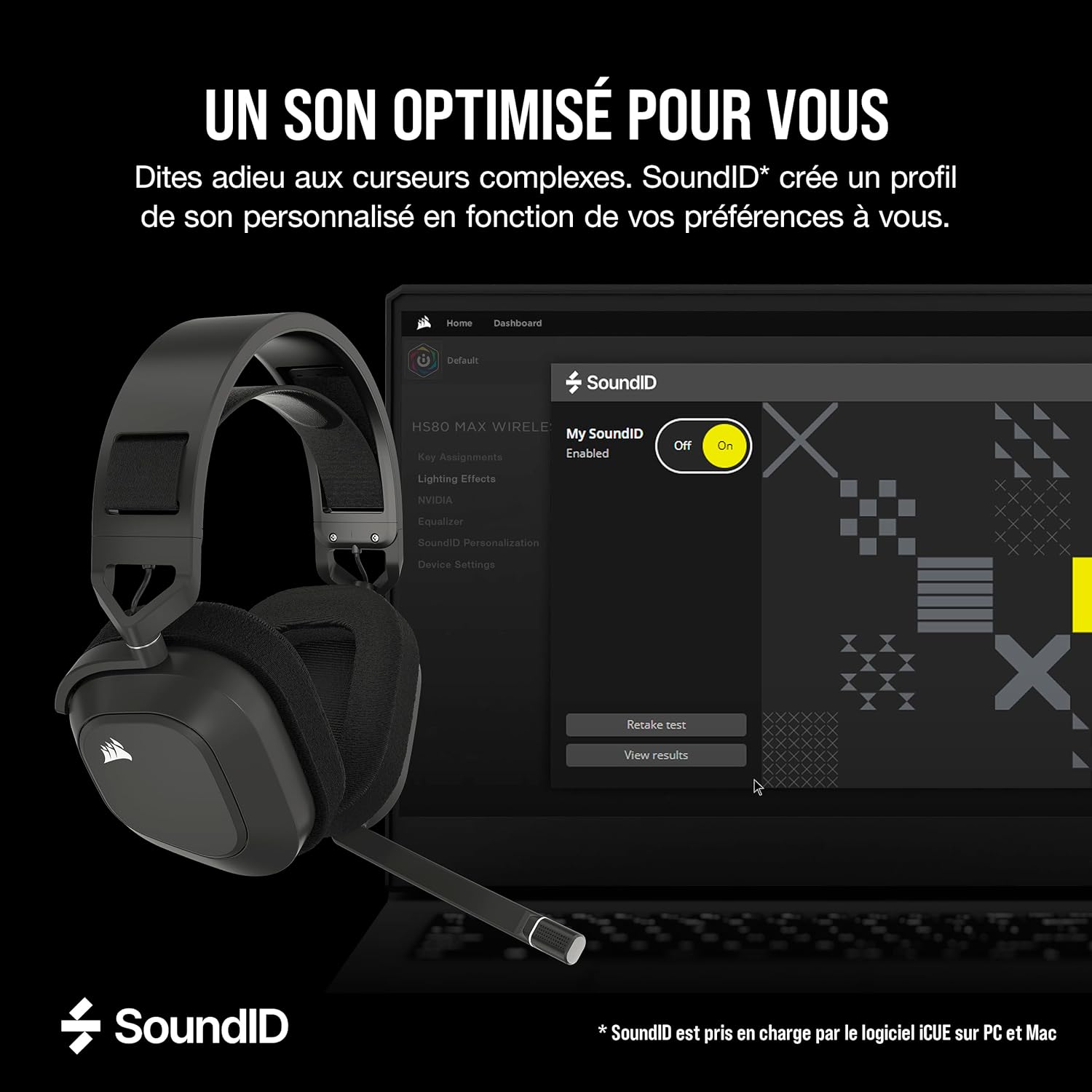 Thumbnail 6 de Corsair HS80 Max Wireless Casque Multiplateforme