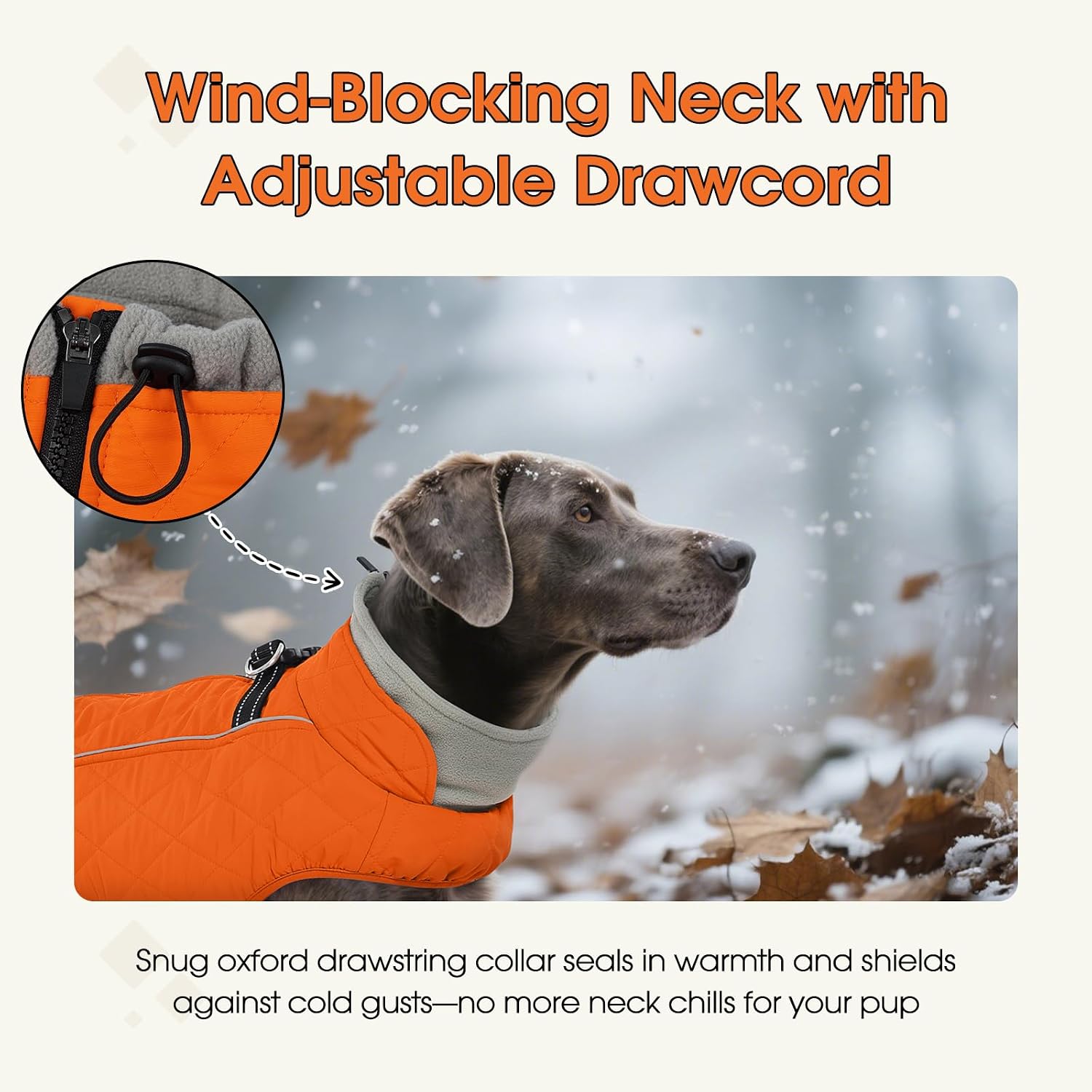 Detalle de QBLEEV dog coat, size M