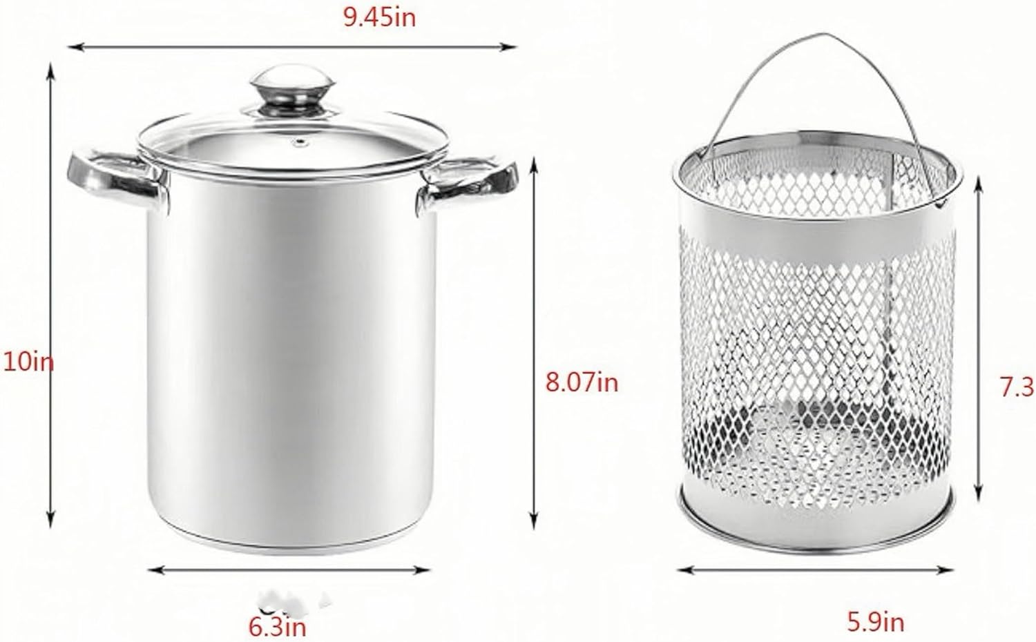 Detalle 2 de Spargeltopf Edelstahl 16 cm, 4 l Dampfgarer