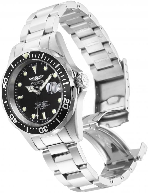 Thumbnail 1 de Invicta Pro Diver Montre Quartz en Acier Inoxydable – 37 mm, cadran noir