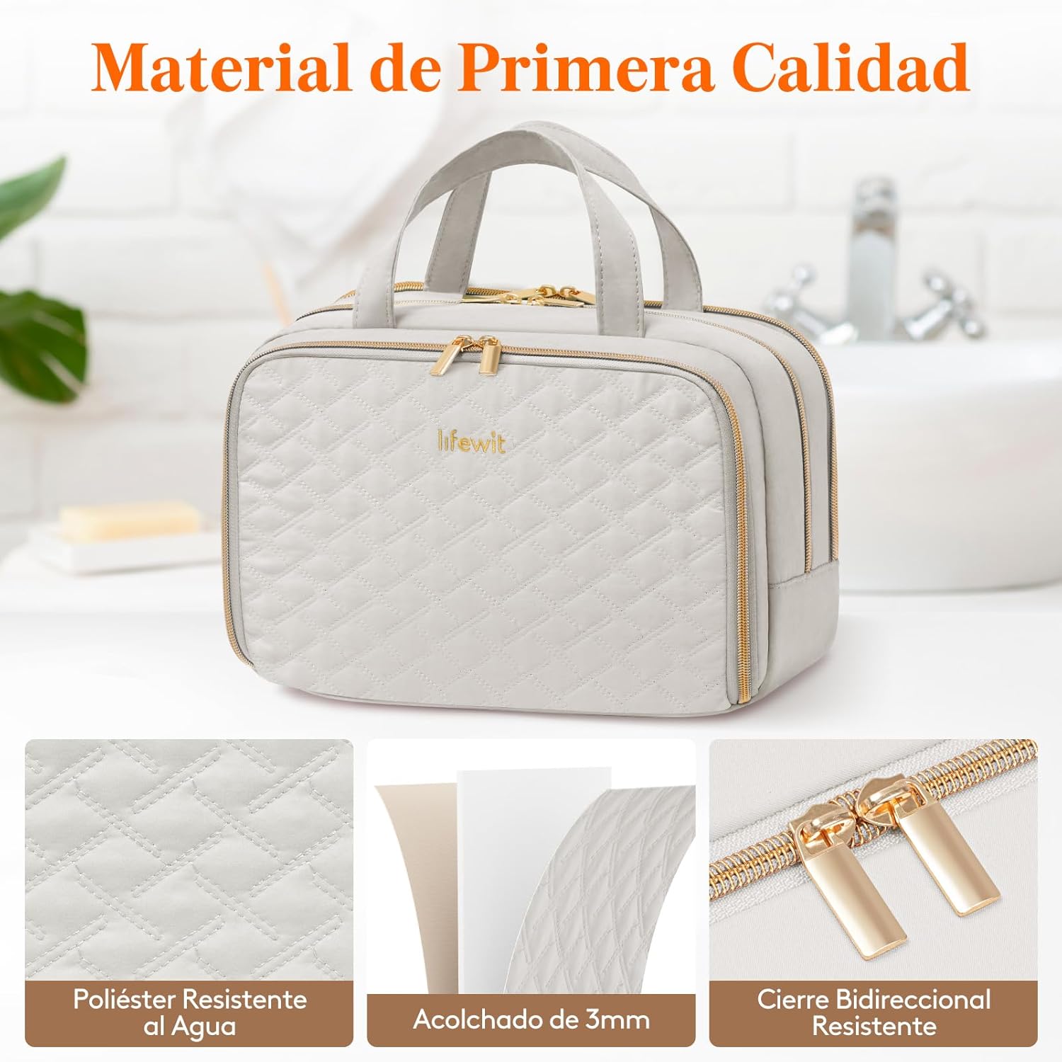 Thumbnail 5 de Lifewit Neceser de Viaje Feminino con Organizador ✈