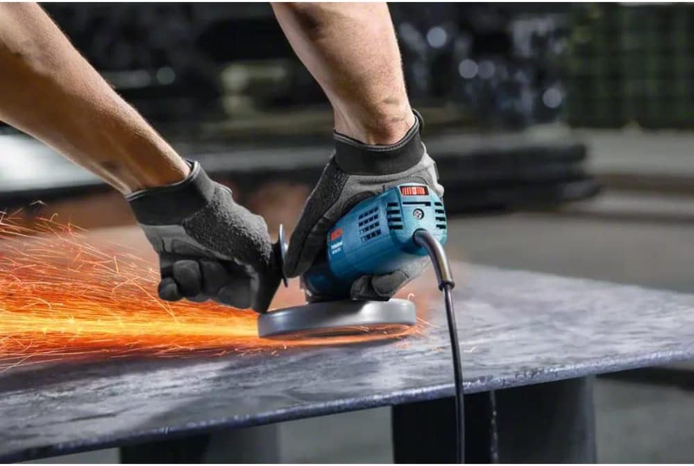 Thumbnail 3 de Bosch Professional GWS 9-115 S corded angle grinder (900W) with auxiliary handle