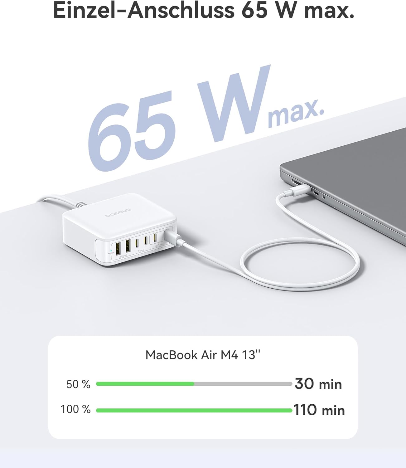 Thumbnail 2 de Baseus 120W USB-C GaN Ladegerät PPS