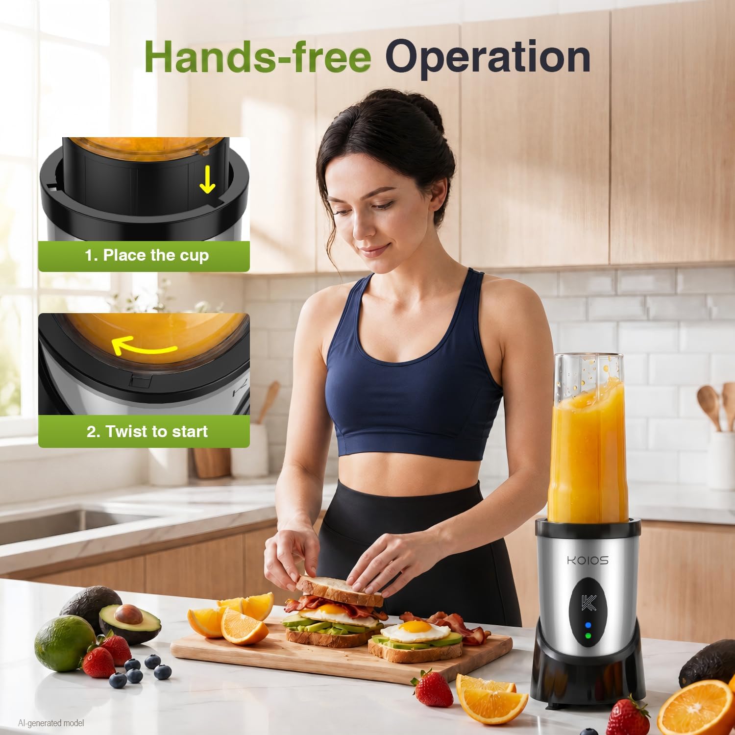 Detalle 1 de KOIOS Personal Blender 900W