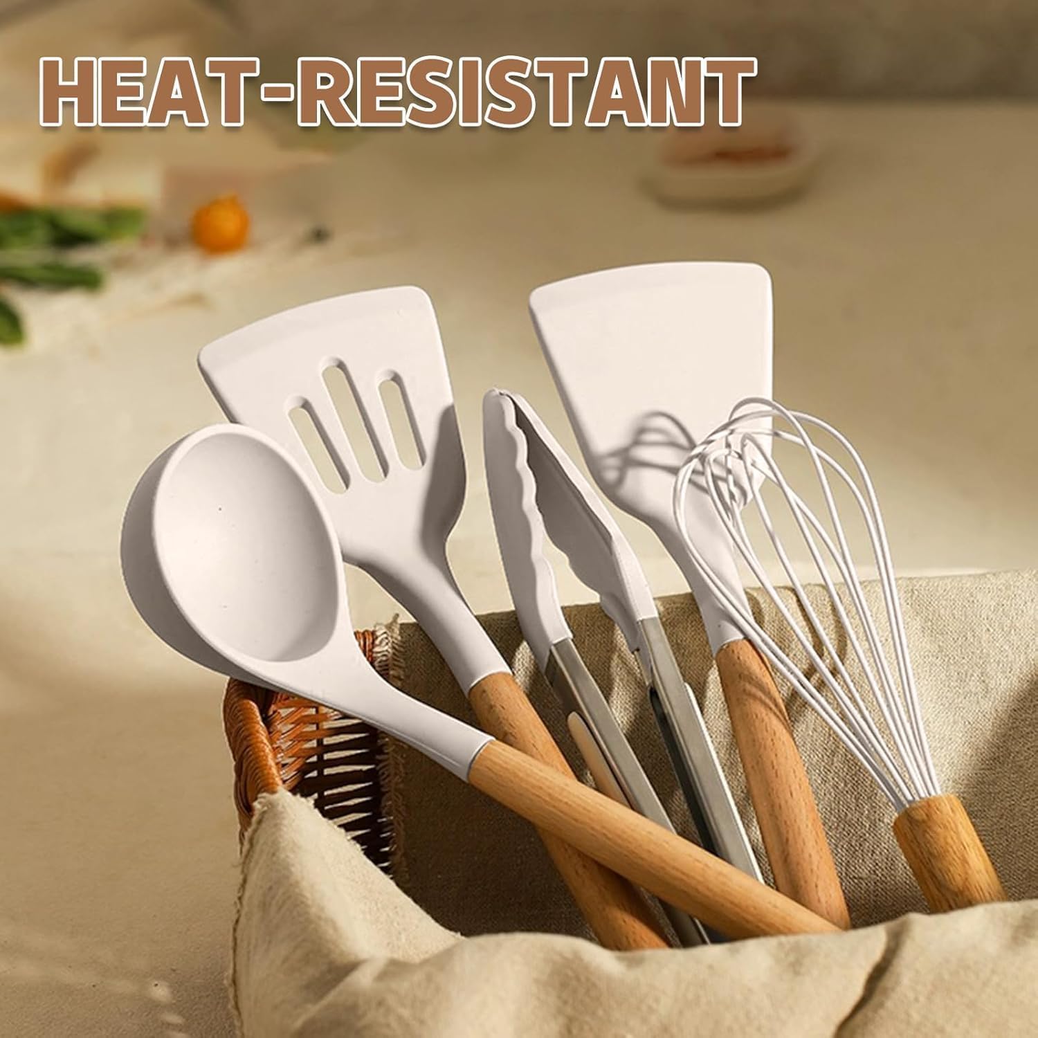 Detalle 2 de Umite Chef 34-piece silicone kitchen utensils set