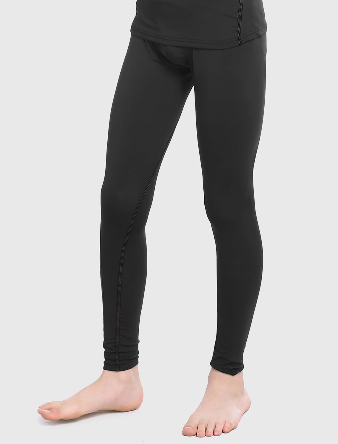 Detalle 2 de TELALEO Boys Compression Leggings, 4-Way Stretch Moisture-Wicking Base Layer