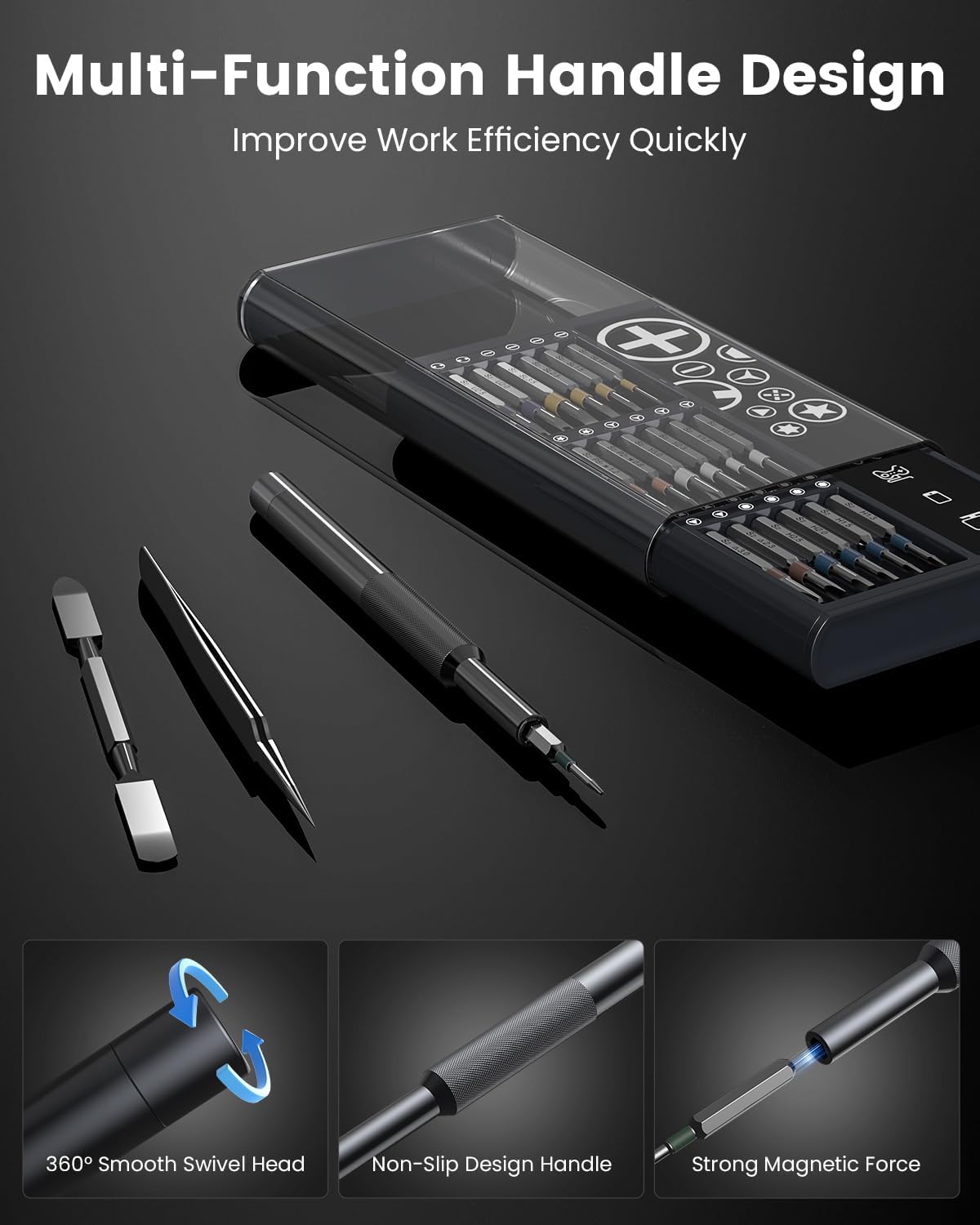 Thumbnail 4 de Gareschten Precision Screwdriver Set 39-in-1 🛠