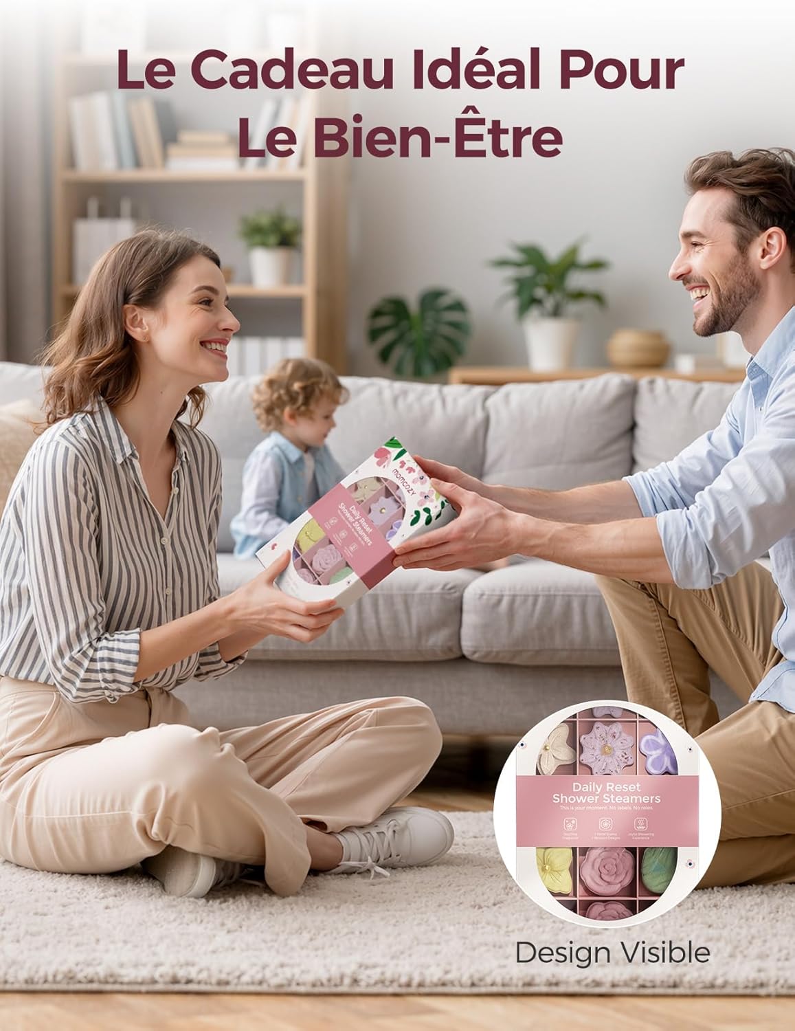 Thumbnail 6 de Momcozy : lot de 14 bombes de douche aromathérapie florale (7 parfums)