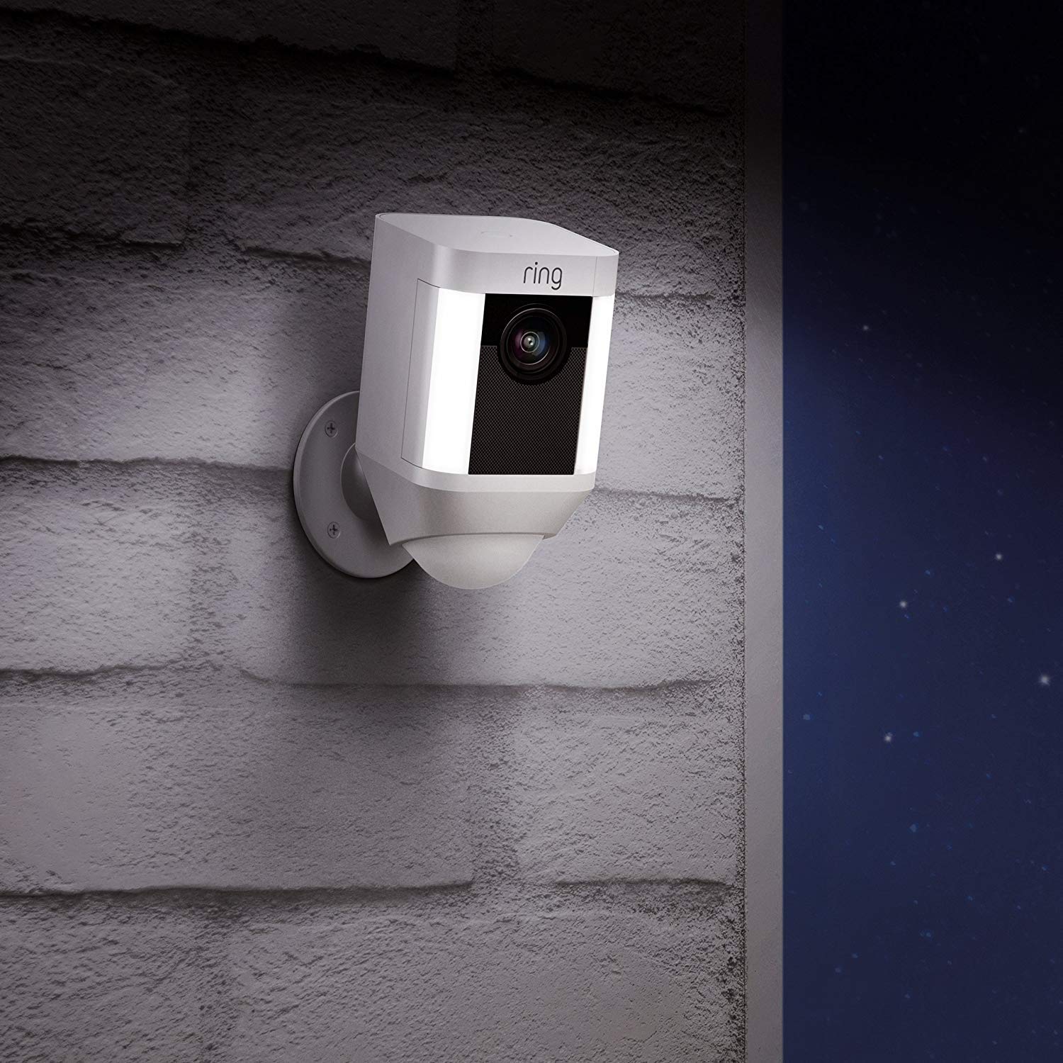 Thumbnail 2 de Ring Spotlight Cam Battery – Zertifiziert generalüberholt, Weiß (mit Akku)