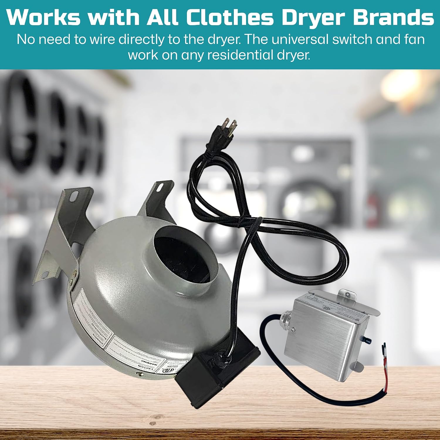 Thumbnail 5 de Tjernlund Dryer Duct Booster Fan M-4DBT