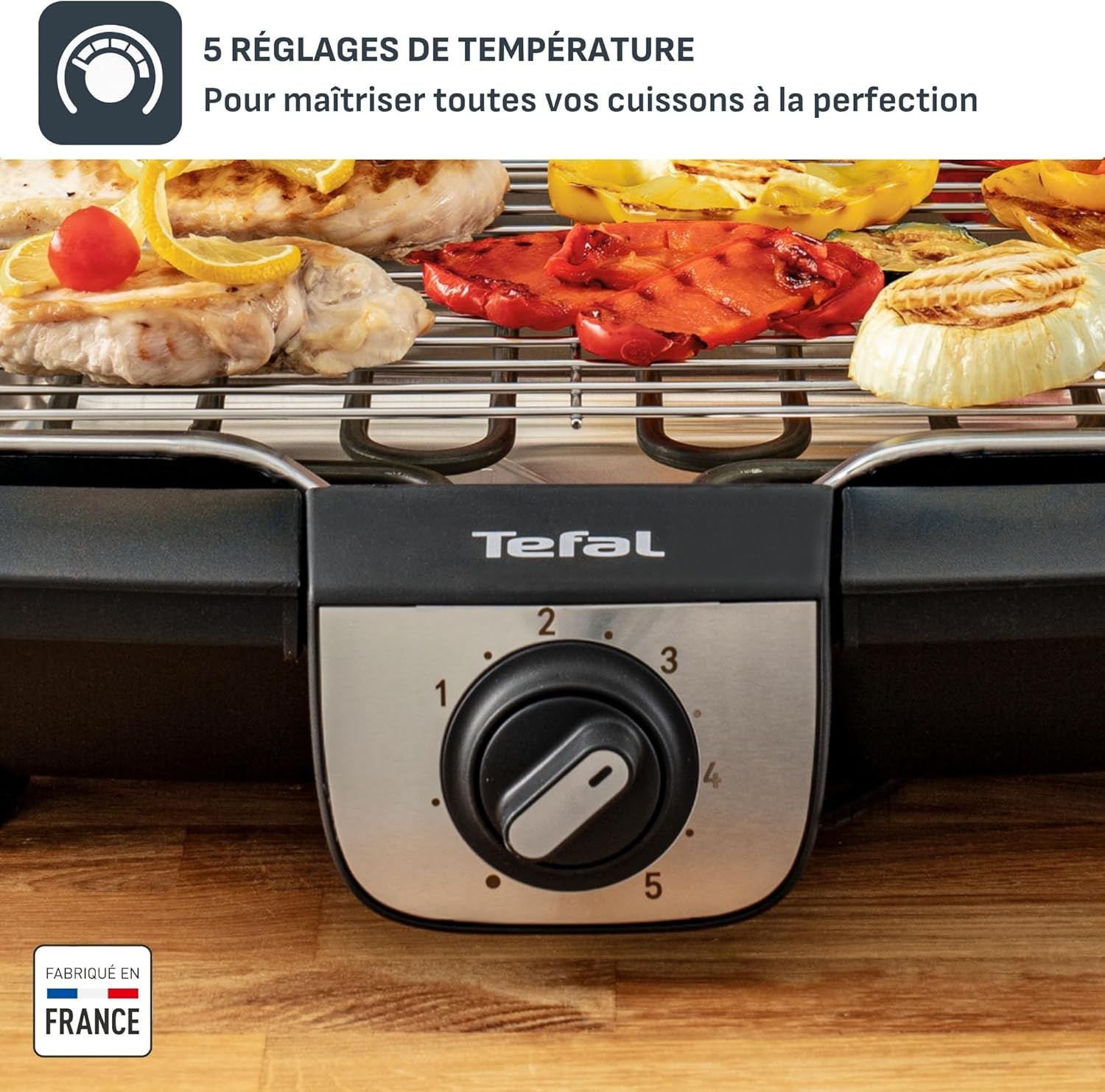 Thumbnail 2 de Tefal EasyGrill XXL BG921812 : barbecue électrique 2500 W à grille inox, grande surface
