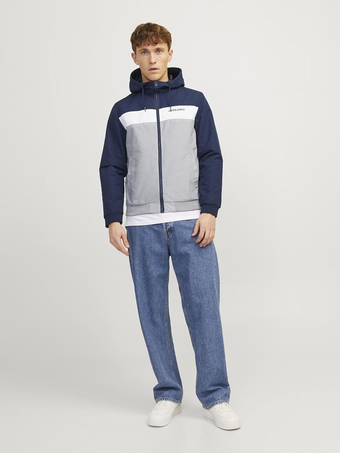 Detalle de JACK & JONES Herren Blousonjacke / Bomberjacke – für Sport & Alltag