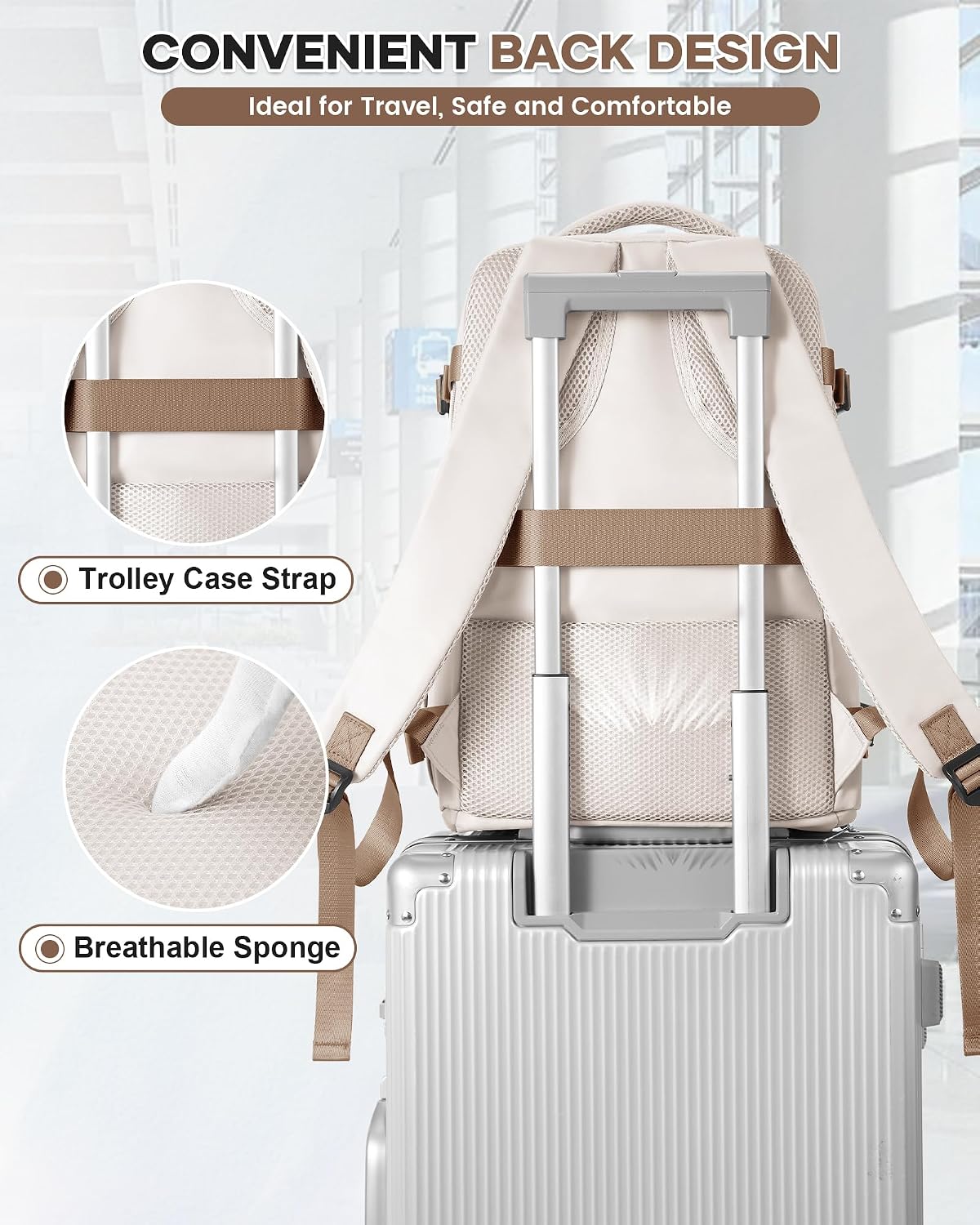 Thumbnail 6 de HPLQQ Vacuum Backpack Travel Bag with Pump – Ryanair and Easyjet underseat cabin backpack (40x30x20cm)