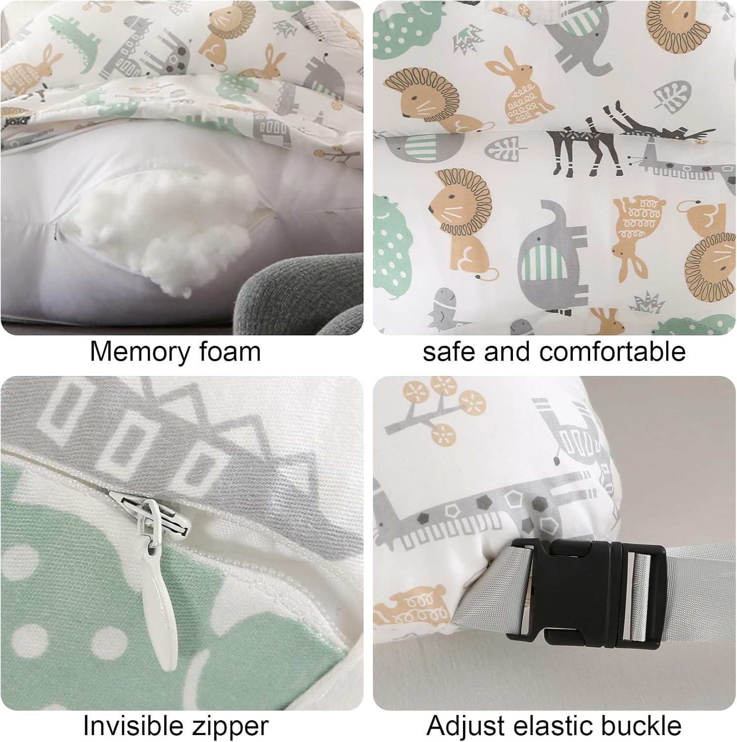 Thumbnail 4 de Topchances Pregnancy U-Shaped Nursing Pillow