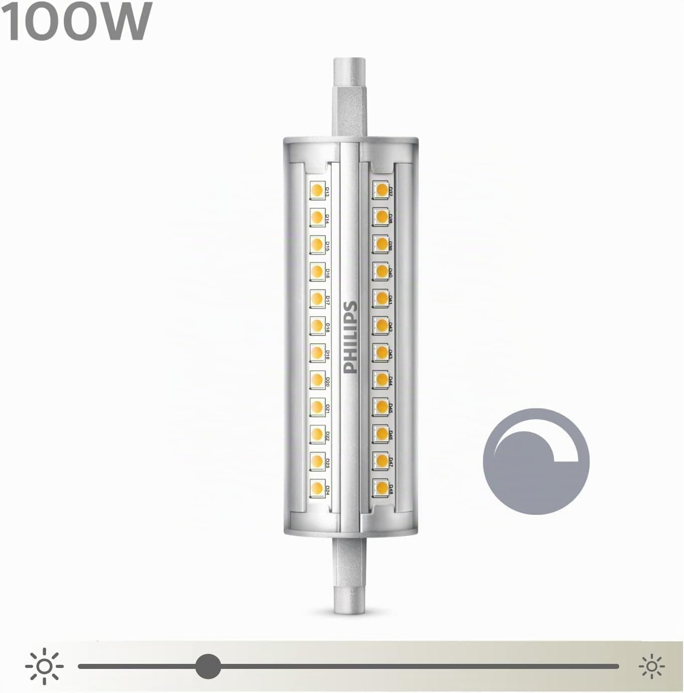 Thumbnail 1 de Philips Stab-LED R7S Lampe 118 mm – 100 W, dimmbar, neutralweißes Licht