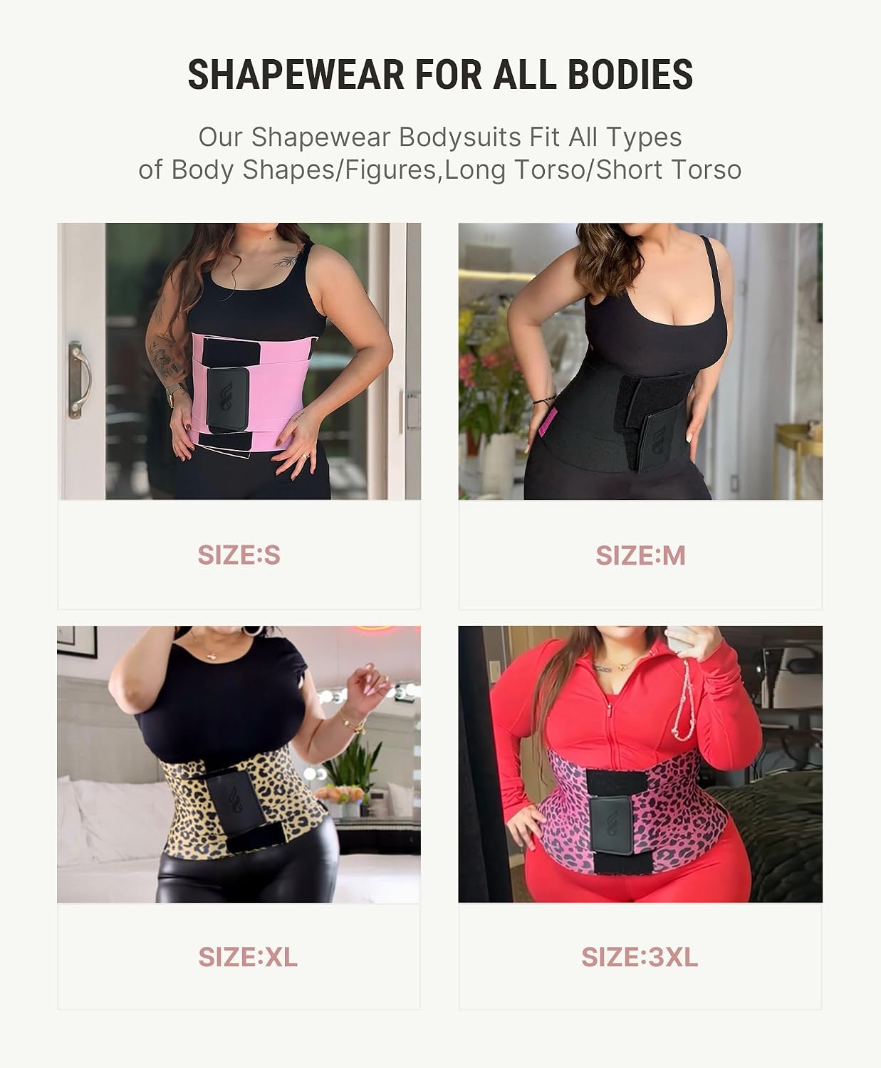 Detalle 2 de FeelinGirl Triple-Wrap Waist Trainer Belt for Women with Back Support