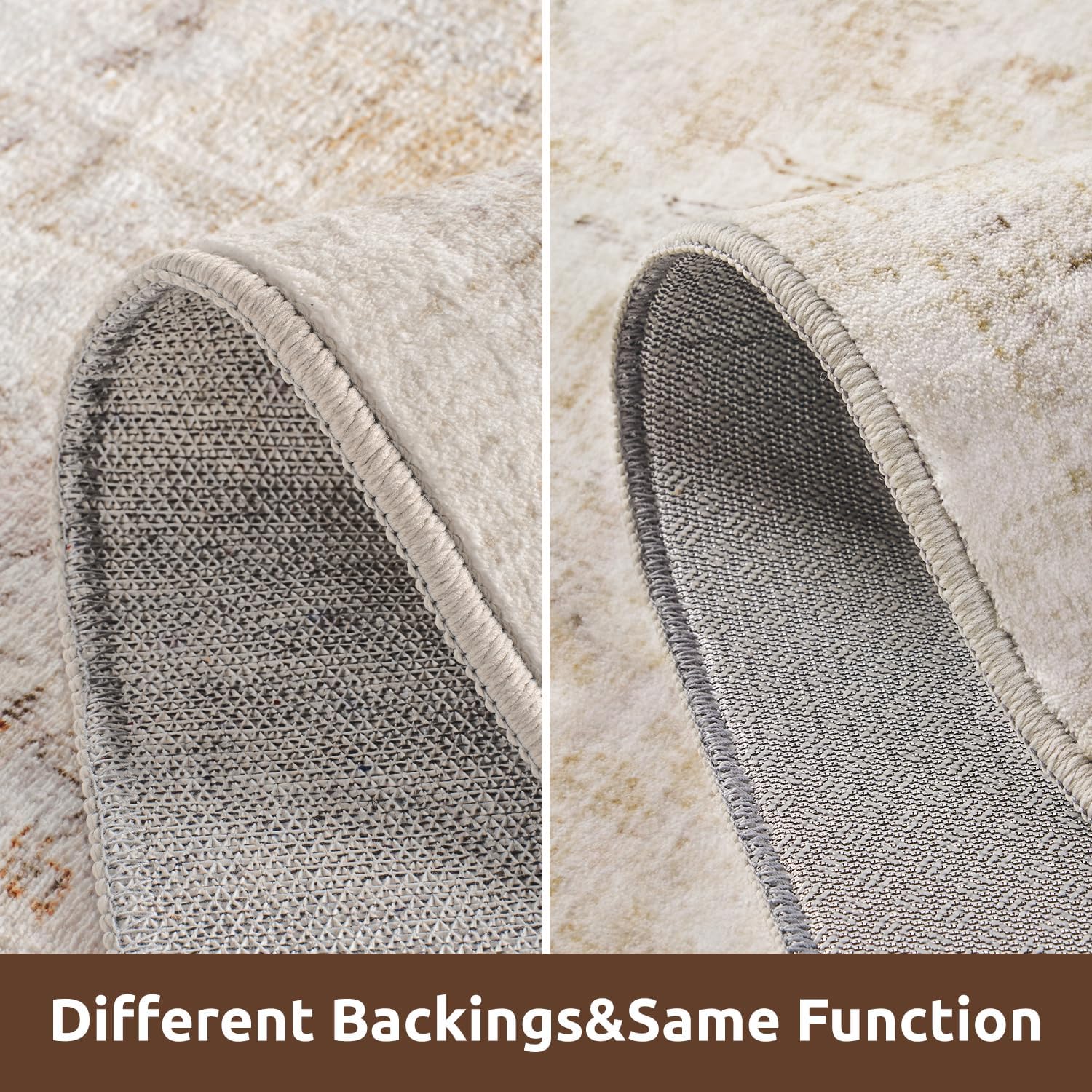 Thumbnail 6 de AMOAMI 8FT x 10FT Vintage Beige Area Rug 🛋