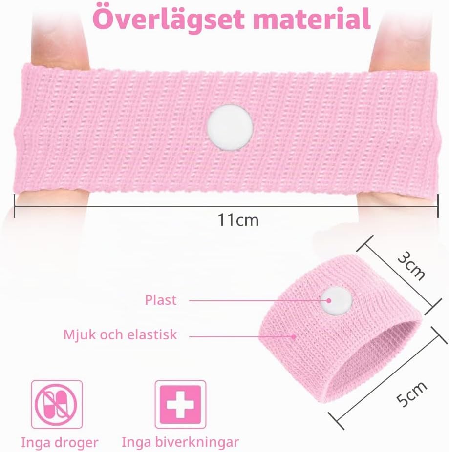 Thumbnail 1 de ACWOO 3442622 åksjukearmband, 2 par för barn och vuxna
