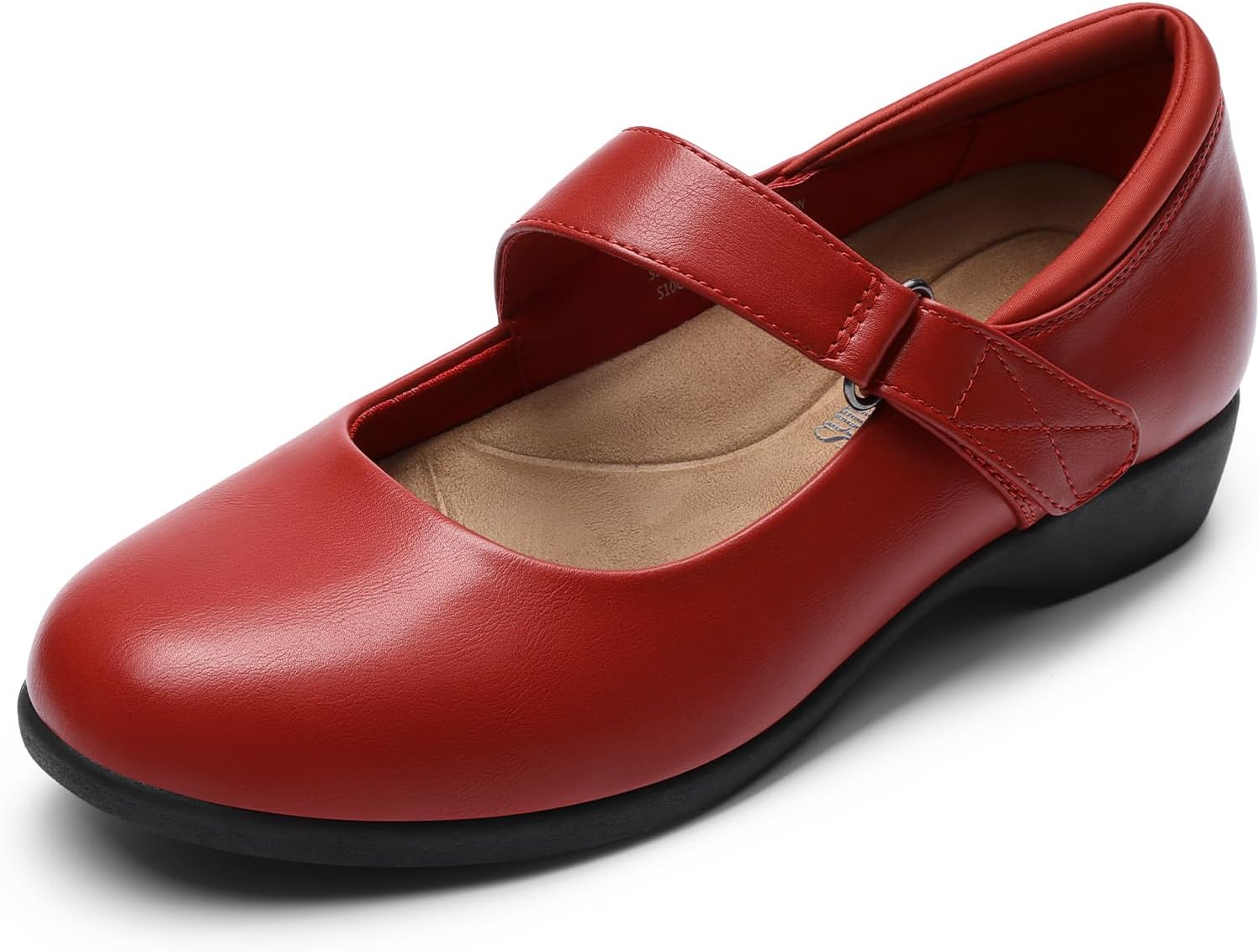 Detalle de DREAM PAIRS Women's Ballet Mary Jane Flats with Ankle Strap