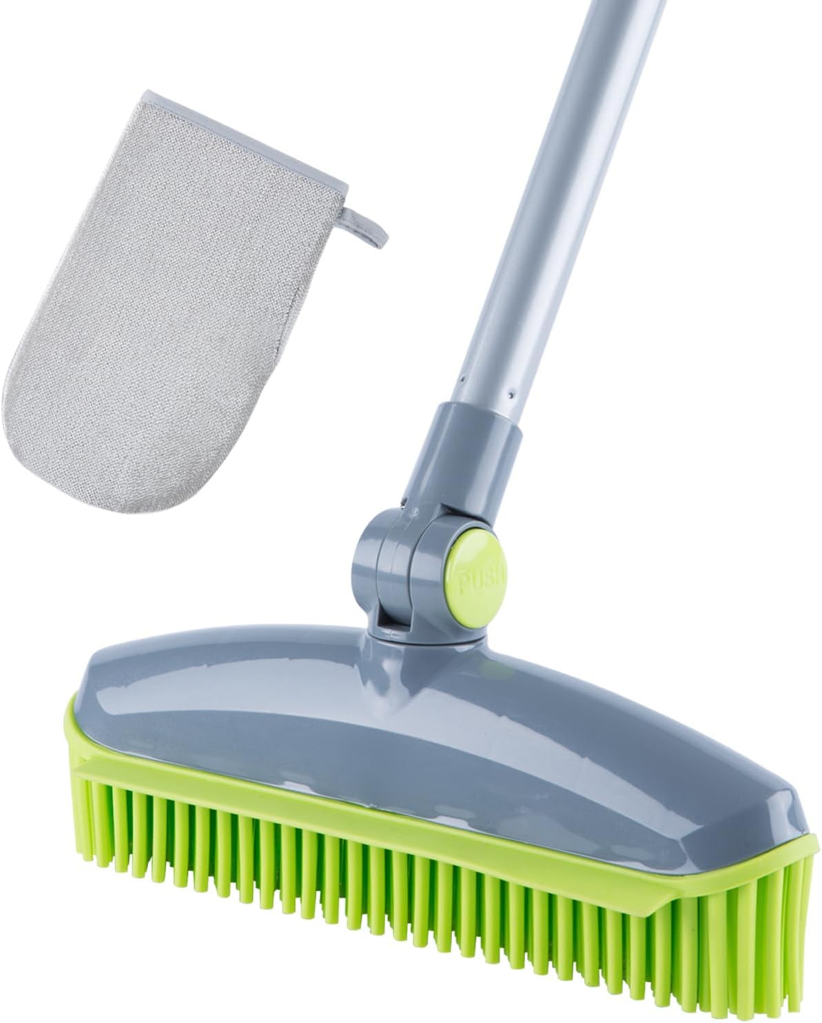 Thumbnail 6 de Rubber Broom with Squeegee, 51-Inch Iron Handle