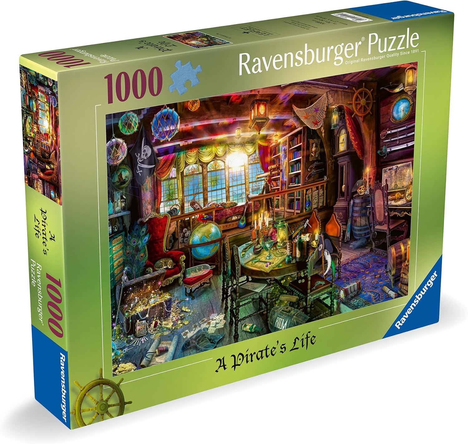 Thumbnail 1 de Ravensburger Aimee Stewart A Pirate's Life 1000-Piece Jigsaw Puzzle (Age 12+)